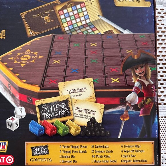SHIP of TREASURES GAME FOR 2-4 PLAYERS AGES 8 AND UP - Picture 7 of 10